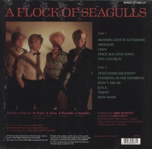 A Flock Of Seagulls A Flock Of Seagulls - Remastered Orange Vinyl vinyl LP album (LP record) UK FLKLPAF871701