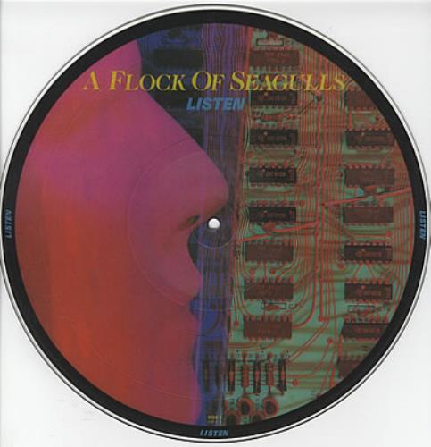 A Flock Of Seagulls Listen picture disc LP (vinyl picture disc album) UK FLKPDLI117331
