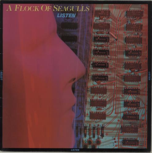 A Flock Of Seagulls Listen vinyl LP album (LP record) UK FLKLPLI541765