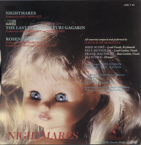 A Flock Of Seagulls Nightmares 12" vinyl single (12 inch record / Maxi-single) UK FLK12NI59575