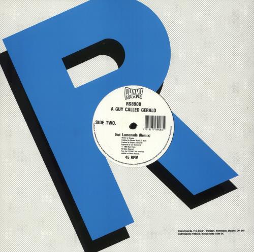 A Guy Called Gerald Hot Lemonade 12" vinyl single (12 inch record / Maxi-single) UK AL412HO736264
