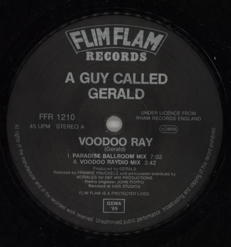 A Guy Called Gerald Voodoo Ray 12" vinyl single (12 inch record / Maxi-single) German AL412VO868578