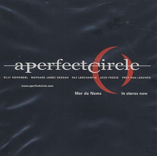 A Perfect Circle A Perfect Circle CD single (CD5 / 5") US PFCC5AP166925