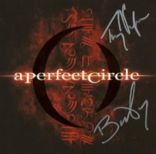 A Perfect Circle Mer De Noms - autographed CD album (CDLP) US PFCCDME194379
