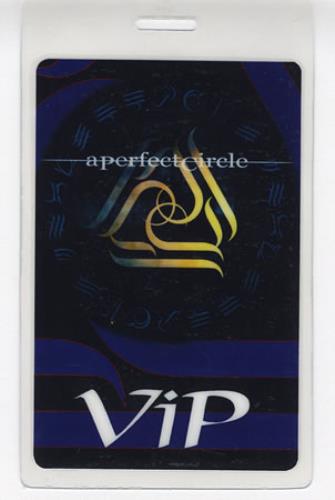 A Perfect Circle Mer De Noms VIP Tour Pass tour pass US PFCTPME400503