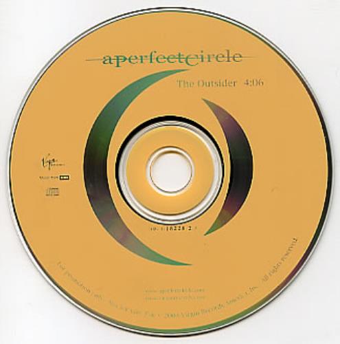 A Perfect Circle The Ousider CD single (CD5 / 5") US PFCC5TH267058