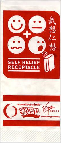 A Perfect Circle The Outsider - Party Invite memorabilia US PFCMMTH359351