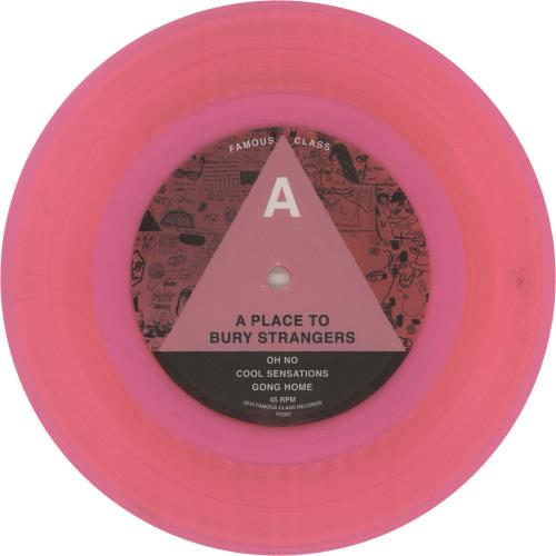 A Place To Bury Strangers Kicking Out Jams - Neon Pink 7" vinyl single (7 inch record / 45) US P9D07KI661480