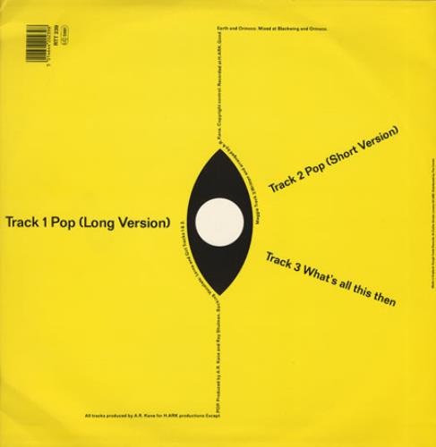 A R Kane Pop 12" vinyl single (12 inch record / Maxi-single) UK AN212PO271115