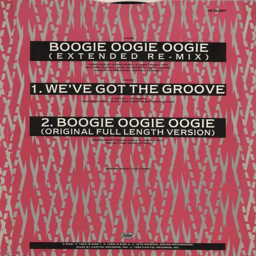 A Taste Of Honey Boogie Oogie Oogie - Extended Re-Mix 12" vinyl single (12 inch record / Maxi-single) UK HAA12BO771935
