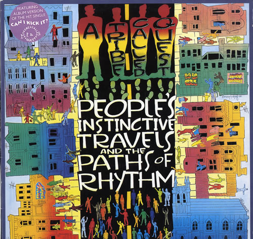 A Tribe Called Quest People's Instinctive Travels And The Paths Of Rhythm vinyl LP album (LP record) UK TCQLPPE554526