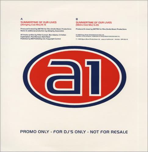 A1 Summertime Of Our Lives 12" vinyl single (12 inch record / Maxi-single) UK A1112SU163946