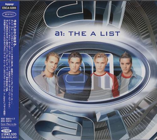 A1 The A List CD album (CDLP) Japanese A11CDTH176442