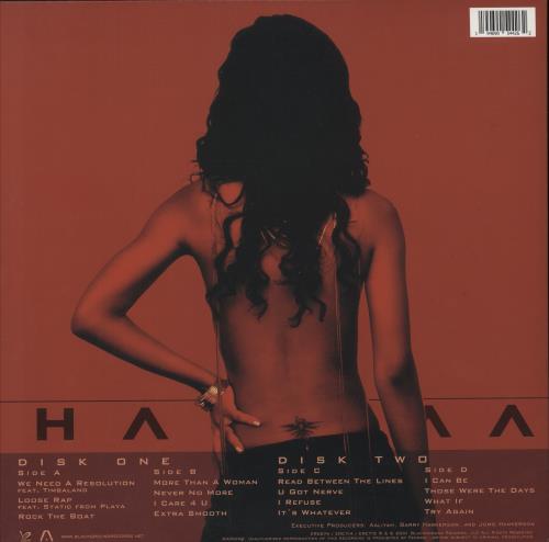 Aaliyah Aaliyah 2-LP vinyl record set (Double LP Album) US AAL2LAA192424