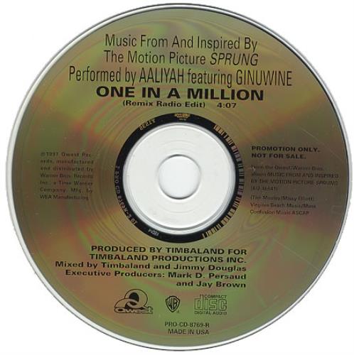 Aaliyah One In A Million CD single (CD5 / 5") US AALC5ON362108