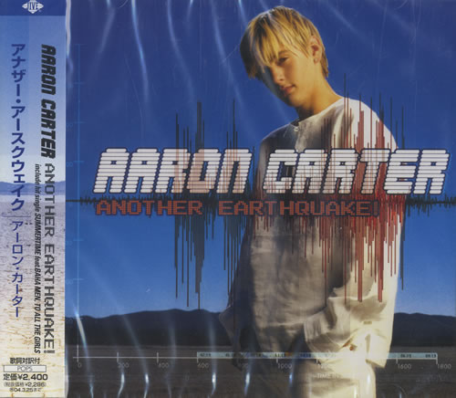 Aaron Carter Another Earthquake CD album (CDLP) Japanese AACCDAN446741
