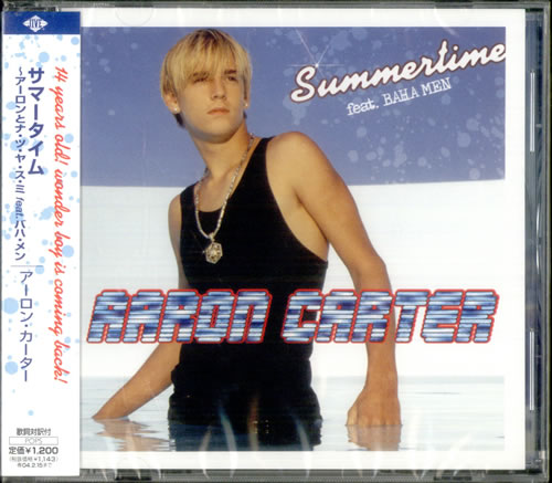 Aaron Carter Summertime CD single (CD5 / 5") Japanese AACC5SU518099
