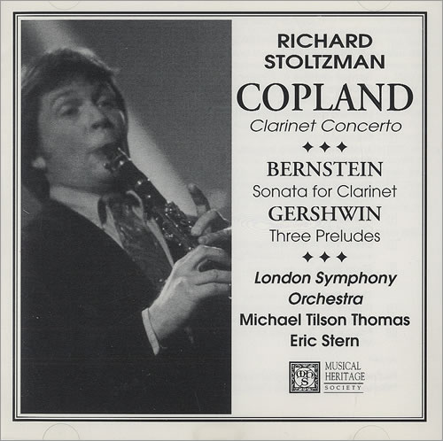 Aaron Copland Clarinet Concerto CD album (CDLP) US APJCDCL490681