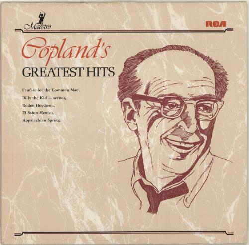 Aaron Copland Copland's Greatest Hits vinyl LP album (LP record) German APJLPCO700730