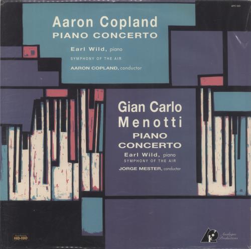 Aaron Copland Piano Concerto - 180gm - Sealed vinyl LP album (LP record) US APJLPPI881130
