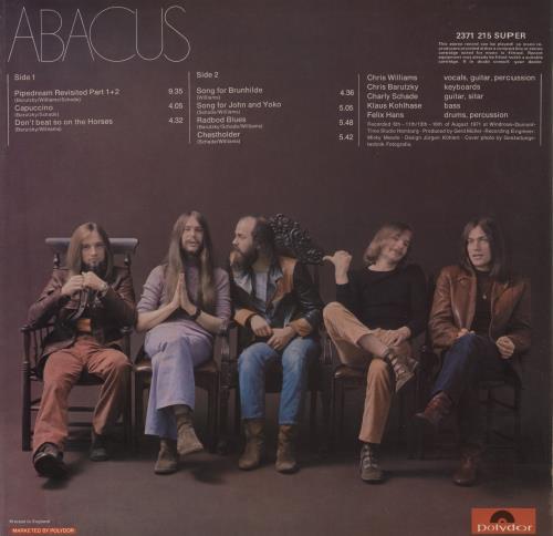 Abacus Abacus vinyl LP album (LP record) UK 8DFLPAB864069