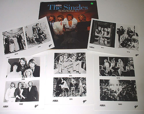 Abba Abba - The First Ten Years media press kit UK ABBKIAB331971