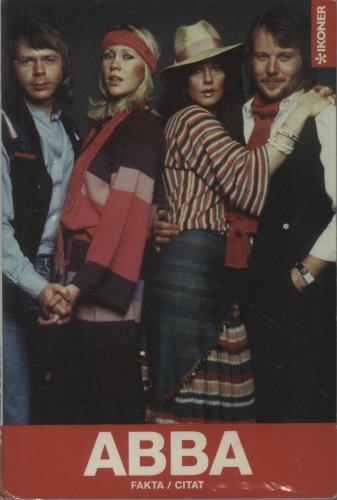 Abba ABBA Fakta / Citat book Swedish ABBBKAB652328