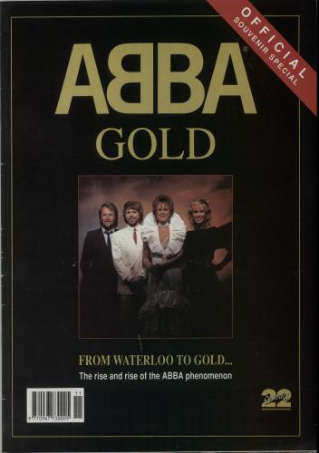 Abba ABBA Gold - Official Souvenir Special magazine UK ABBMAAB652332