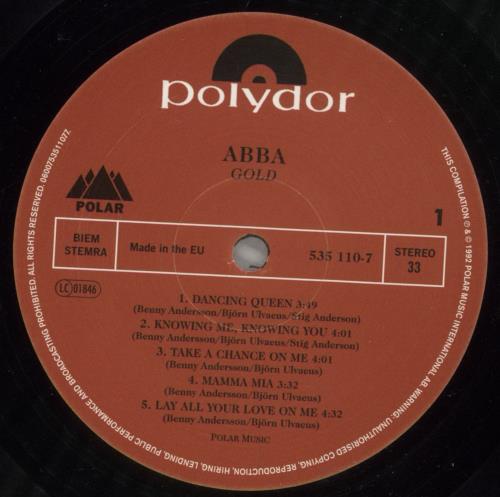 Abba Abba Gold: Greatest Hits - 180gm 2-LP vinyl record set (Double LP Album) UK ABB2LAB876483