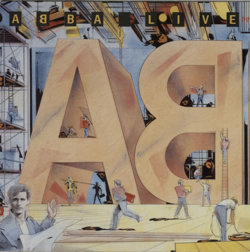 Abba ABBA Live vinyl LP album (LP record) Dutch ABBLPAB593926