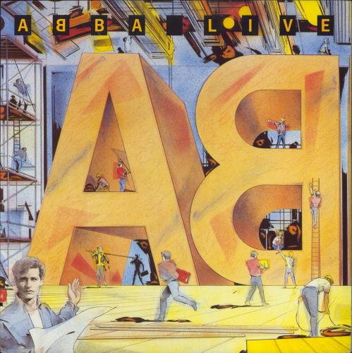 Abba ABBA Live vinyl LP album (LP record) US ABBLPAB856846