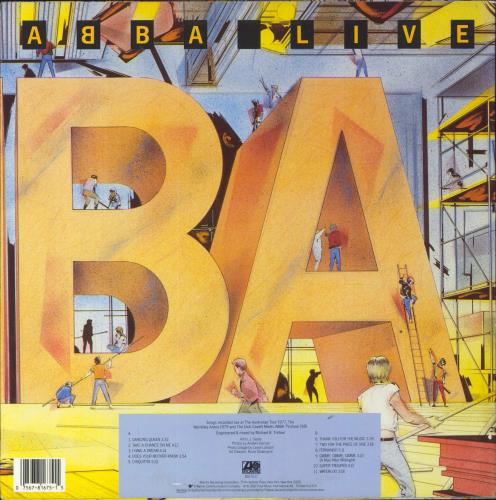 Abba ABBA Live vinyl LP album (LP record) US ABBLPAB856846