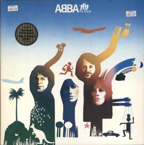Abba ABBA The Album - Hype Stickered vinyl LP album (LP record) UK ABBLPAB863395