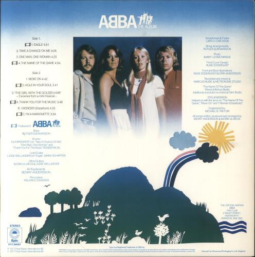 Abba ABBA The Album - Hype Stickered vinyl LP album (LP record) UK ABBLPAB863395
