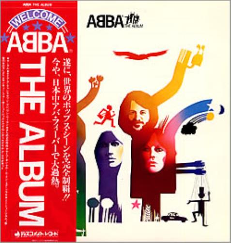 Abba ABBA The Album - 'Welcome' obi vinyl LP album (LP record) Japanese ABBLPAB180595