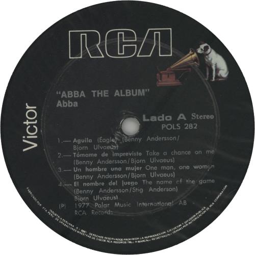 Abba ABBA The Album vinyl LP album (LP record) Peruvian ABBLPAB653824
