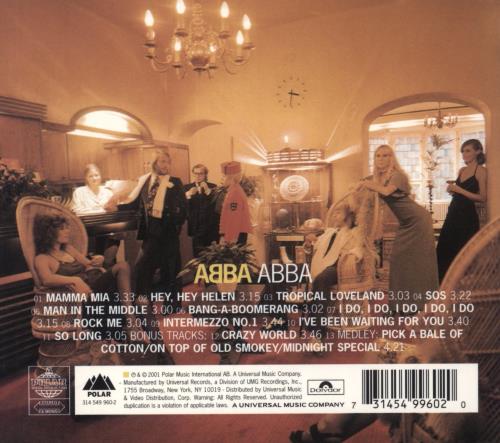 Abba Abba CD album (CDLP) US ABBCDAB652988