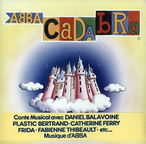 Abba Abbacadabra + Bellyband vinyl LP album (LP record) French ABBLPAB569766