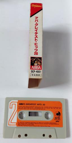 Abba ABBAs Greatest Hits 20 cassette album Japanese ABBCLAB874382