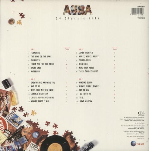 Abba Absolute Abba 2-LP vinyl record set (Double LP Album) UK ABB2LAB129342