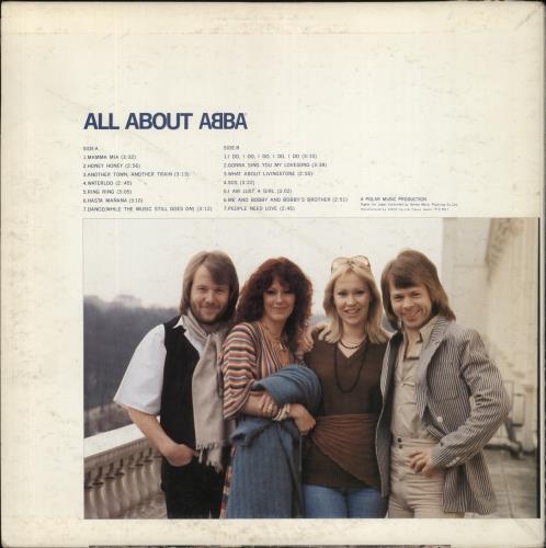 Abba All About Abba vinyl LP album (LP record) Japanese ABBLPAL231016