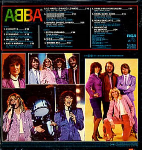 Abba Aniversario Los 10 Anos vinyl LP album (LP record) Mexican ABBLPAN103928