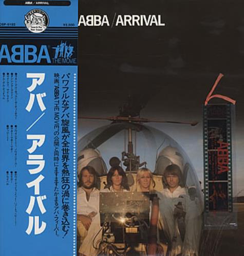Abba Arrival + Bookmark Transparencies vinyl LP album (LP record) Japanese ABBLPAR303470