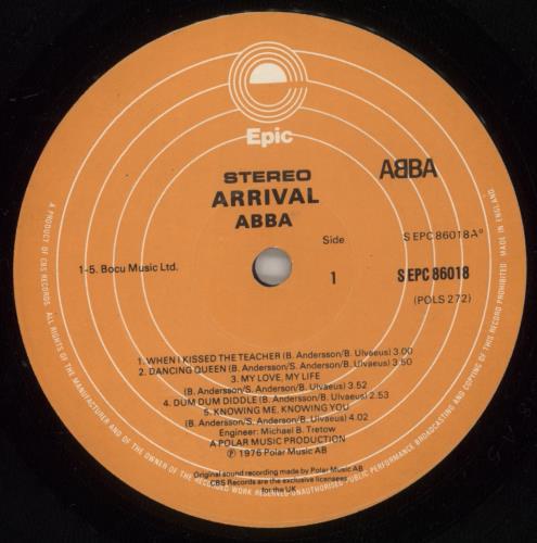 Abba Arrival vinyl LP album (LP record) UK ABBLPAR214400