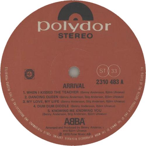 Abba Arrival vinyl LP album (LP record) Singapore ABBLPAR651975