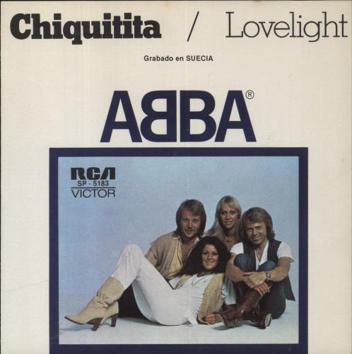 Abba Chiquitita 7" vinyl single (7 inch record / 45) Mexican ABB07CH83079