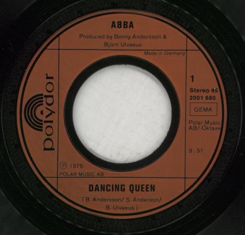 Abba Dancing Queen - EX 7" vinyl single (7 inch record / 45) German ABB07DA56443