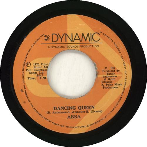 Abba Dancing Queen 7" vinyl single (7 inch record / 45) Jamaican ABB07DA719473