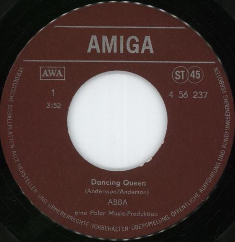 Abba Dancing Queen 7" vinyl single (7 inch record / 45) German ABB07DA83680