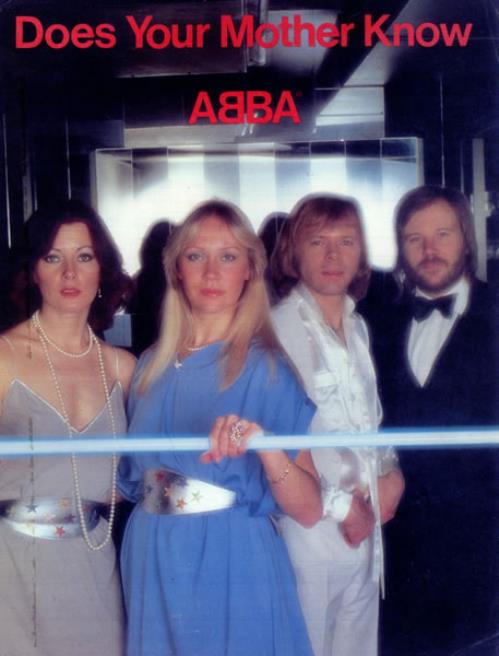 Abba Does Your Mother Know sheet music UK ABBSMDO231627